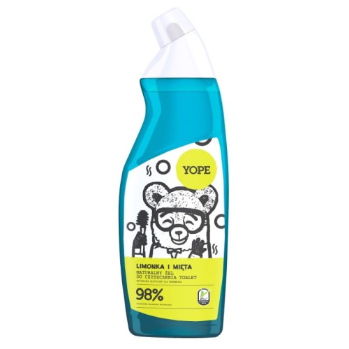 YOPE Naturalny Żel do czyszczenia toalet - Limonka i Mięta 750ml