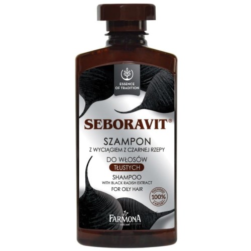 FARMONA Seboravit Szampon z wyciągiem z czarnej rzepy do włosów tłustych 300 ml