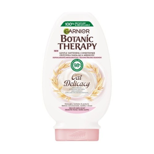 GARNIER Botanic Therapy Odżywka nadająca miękkość Oat Delicacy - do delikatnych włosów i skóry głowy 200 ml