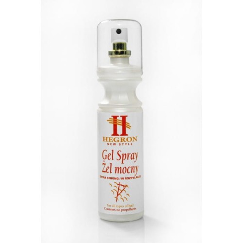 HEGRON Żel spray do modelowania włosów extra mocny 150 ml