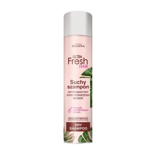 JOANNA Ultra Fresh Hair Suchy szampon Brown 200 ml