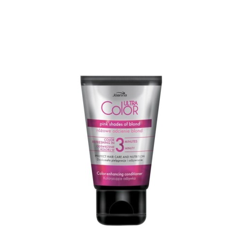 JOANNA Ultra Color Koloryzująca odżywka do włosów 3-minutowa - różowe odcienie blond 100 g