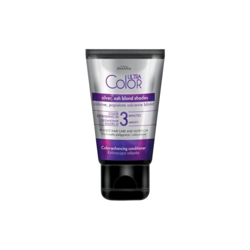 JOANNA Ultra Color Koloryzująca odżywka do włosów 3-minutowa - srebrne i popielate odcienie blond 100 g