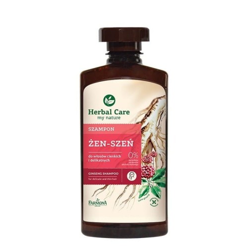 HERBAL CARE Szampon do włosów cienkich i delikatnych Żeń-Szeń 330 ml
