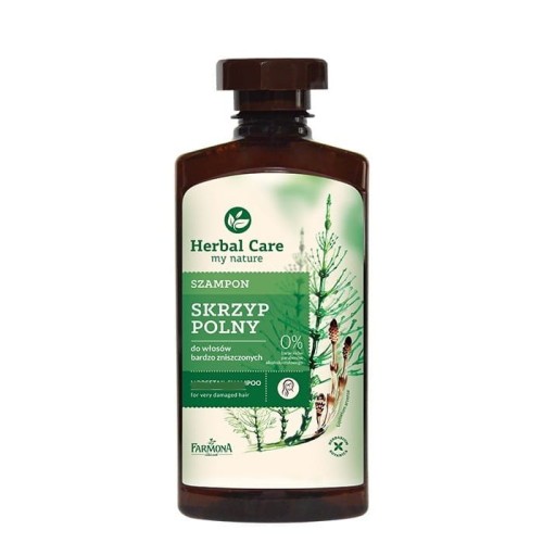 HERBAL CARE Szampon do włosów bardzo zniszczonych Skrzyp Polny 330 ml