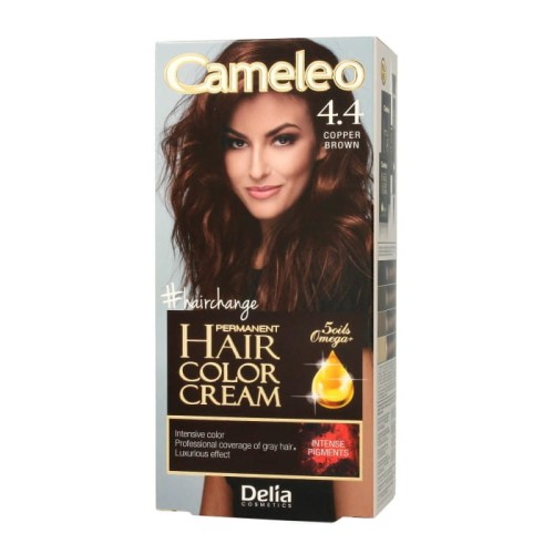 DELIA COSMETICS CAMELEO OMEGA Farba permanentna 4.4 Copper Brown