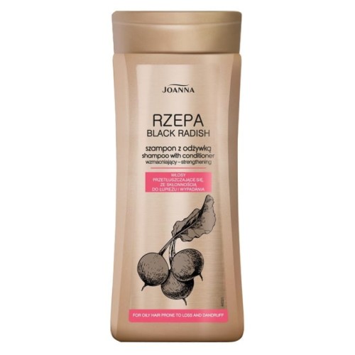 JOANNA Rzepa Szampon wzmacniający z odżywką do włosów przetłuszczających się 400 ml