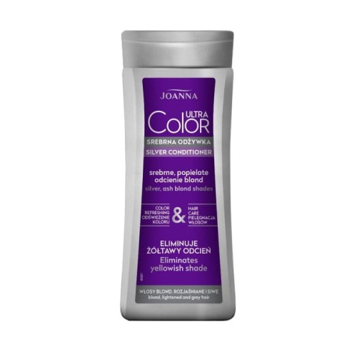 JOANNA Ultra Color Koloryzująca odżywka do włosów - srebrne i popielate odcienie blond 200 g