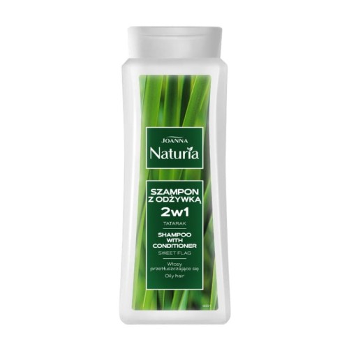 JOANNA Naturia Szampon z odżywką 2w1 do włosów przetłuszczających się - Tatarak  500 ml