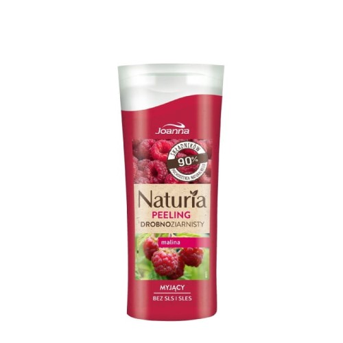 JOANNA Naturia Peeling drobnoziarnisty do ciała Malina 100 g
