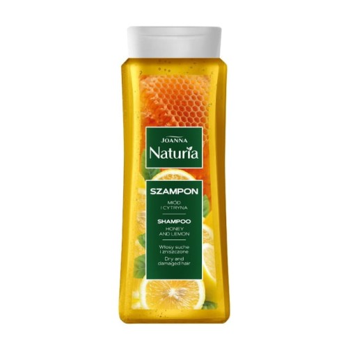 JOANNA Naturia Szampon do włosów suchych i zniszczonych - Miód i cytryna 500 ml