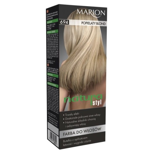 MARION Natura Styl Farba do włosów nr 694 Popielaty blond