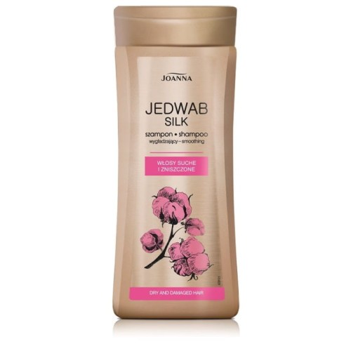 JOANNA Jedwab Silk Szampon wygładzający do włosów suchych i zniszczonych 200 ml