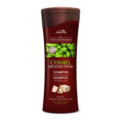 Joanna Tradycyjna Receptura Szampon normalizujący - Chmiel i drożdże piwne 300 ml