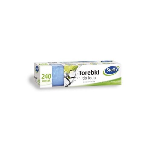 STELLA Torebki do lodu samozamykające się 240 kostek box