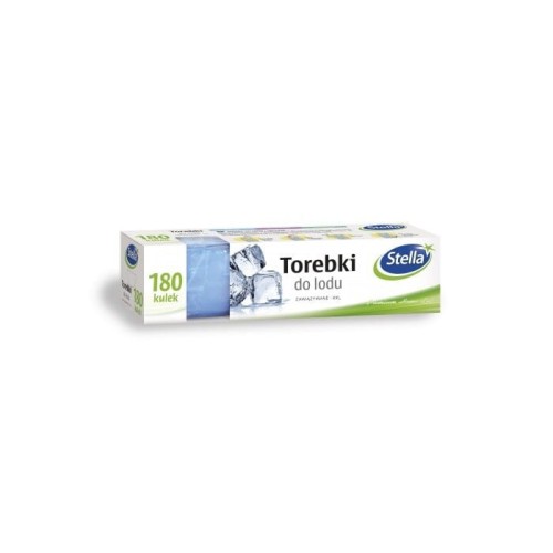 STELLA Torebki do lodu zawiązywane 180 kulek XXL box