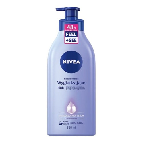 NIVEA Body Milk Wygładzające mleczko do ciała z pompką 625 ml