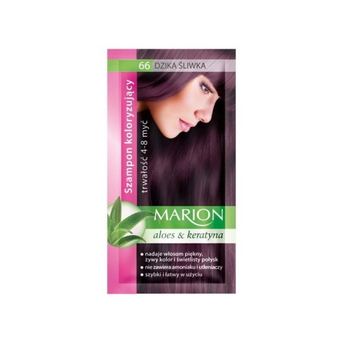 MARION Szampon koloryzujący nr 66 Dzika śliwka 40 ml
