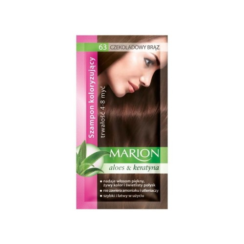MARION Szampon koloryzujący nr 63 Czekoladowy brąz 40 ml