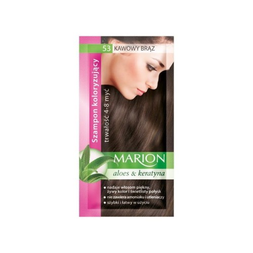 MARION Szampon koloryzujący nr 53 Kawowy brąz 40 ml