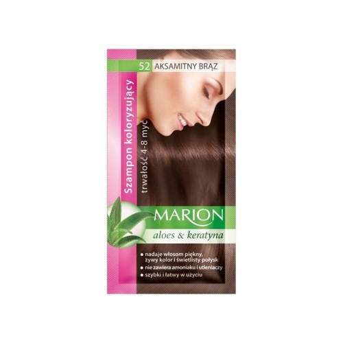 MARION Szampon koloryzujący nr 52 Aksamitny brąz 40 ml