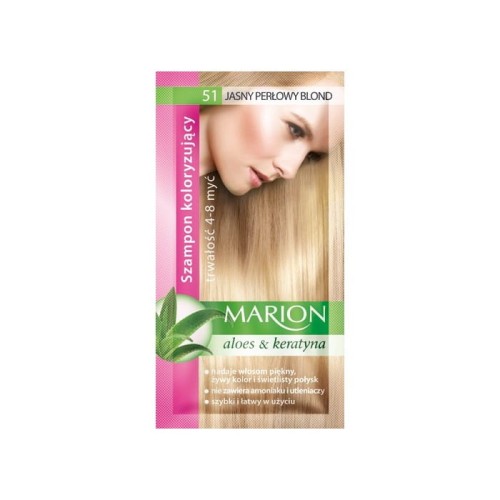 MARION Szampon koloryzujący nr 51 Jasny perłowy blond 40 ml