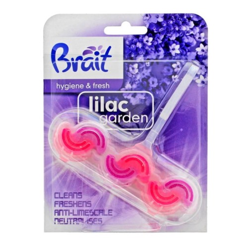 Brait Hygiene &amp; Fresh Kostka toaletowa 2-fazowa do WC Lilac Garden  45g