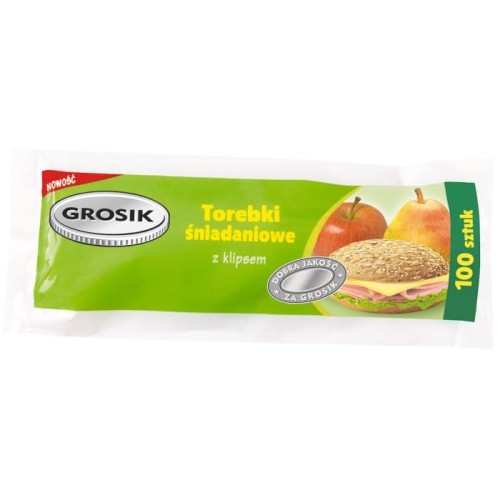 Sarantis Jan Niezbędny Grosik Torebki śniadaniowe 100szt