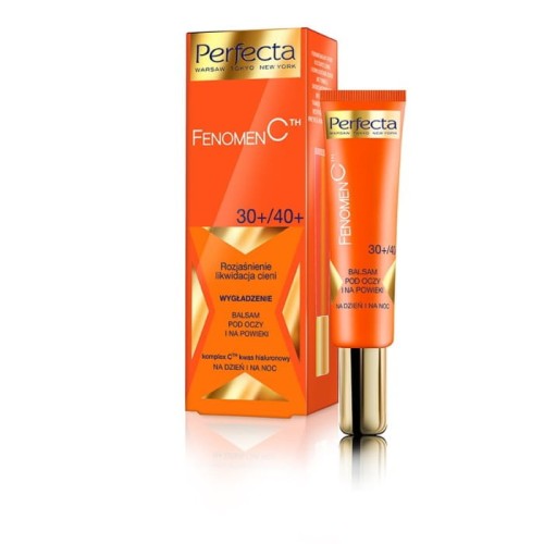 PERFECTA Fenomen C 30+/40+ Balsam pod oczy i na powieki  Rozjaśnienie, Likwidacja cieni, Wygładzenie 15 ml