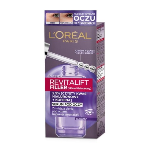 LOREAL Revitalift Filler Serum pod oczy redukujące zmarszczki 20 ml