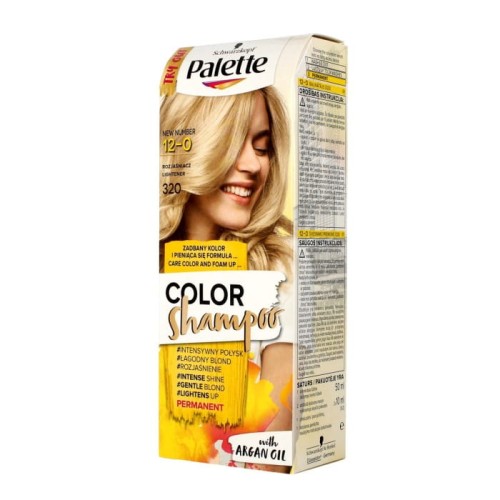 Palette Color Shampoo Szampon koloryzujący  nr 12-0 (320) Rozjaśniacz  1op.