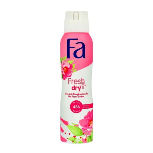 Fa Fresh &amp; Dry 48H Dezodorant spray Peony Sorbet 150 ml