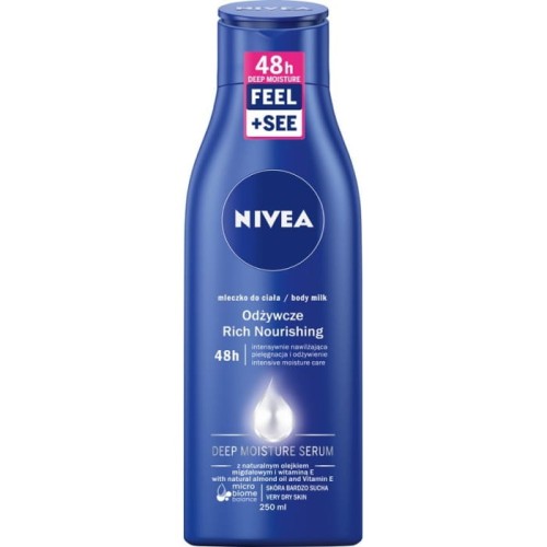 NIVEA Body Milk Odżywcze mleczko do ciała 250 ml