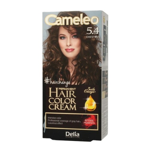 DELIA COSMETICS CAMELEO OMEGA Farba permanentna 5.4 Chestnut