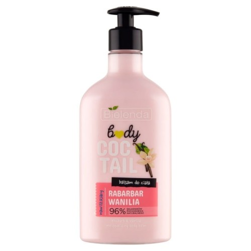 Bielenda Body Coctail Balsam do ciała nawilżający Rabarbar &amp; Wanilia 400ml