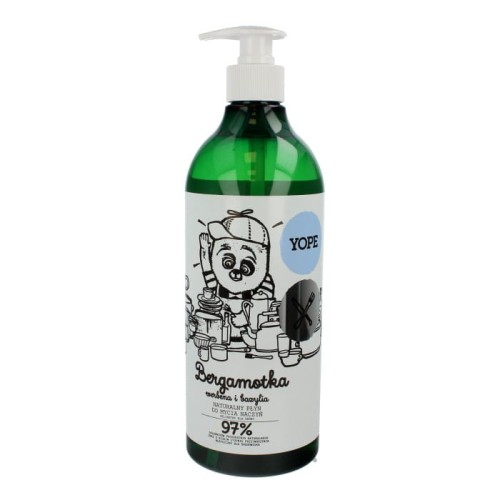 YOPE Płyn do mycia naczyń BERGAMOTKA  750ml