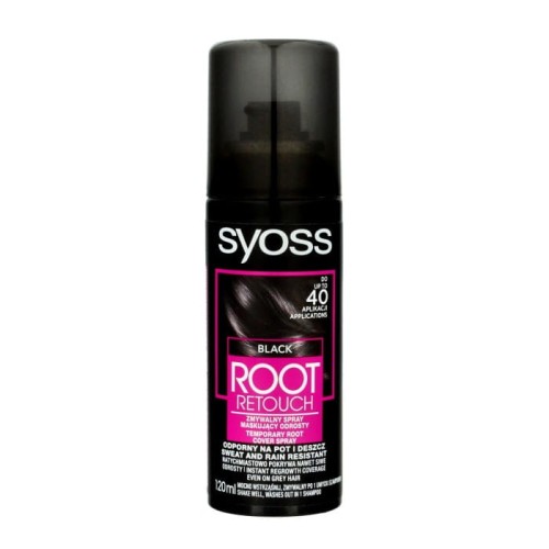 Syoss Root Retoucher Spray maskujący odrosty - Czerń  120ml