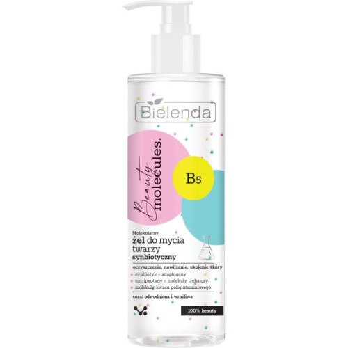 BIELENDA BEAUTY MOLECULES Molekularny Żel do mycia twarzy niacynamidowy 195 g