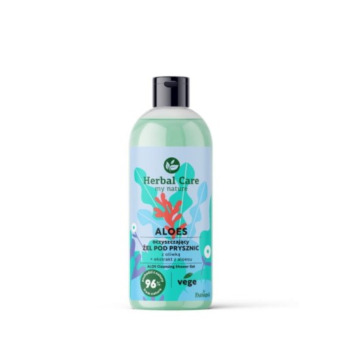 HERBAL CARE Aloes Oczyszczający żel pod prysznic z oliwką i aloesem 500 ml