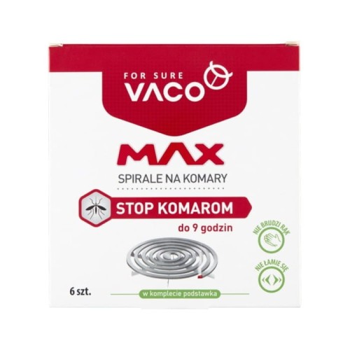 VACO MAX Spirale na komary - Stop Komarom  1op.-6szt
