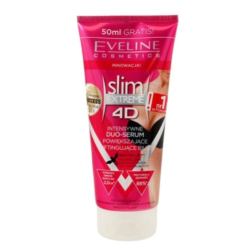 EVELINE Slim Extreme 4D Intensywne duo-serum powiększające i liftingujące biust 200 ml