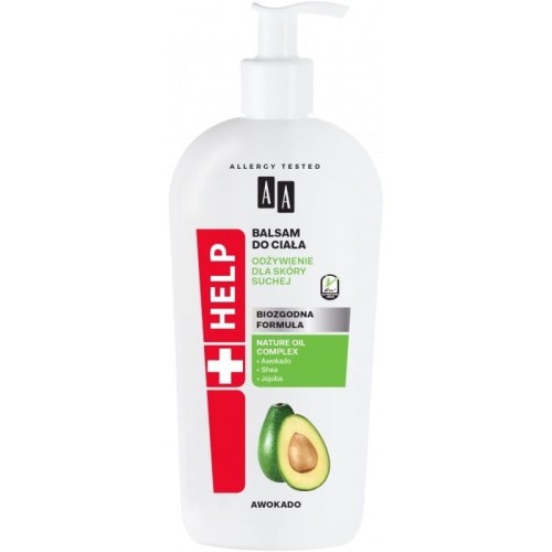 AA HELP Balsam do ciała Awokado - odżywienie dla skóry suchej  400ml