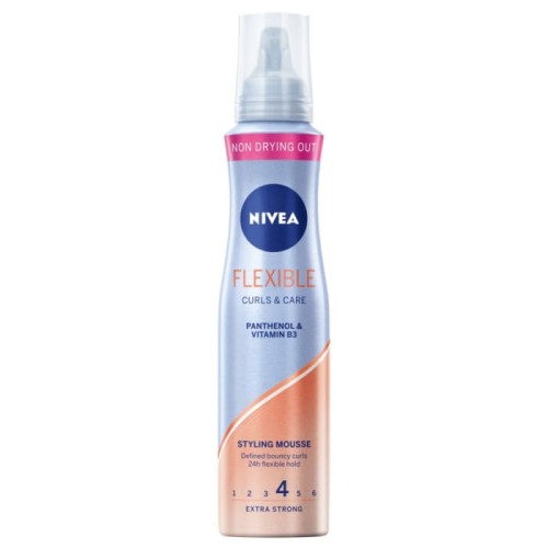 NIVEA Styling Pianka do włosów Flexible Curls &amp; Care - ekstra mocna 150 ml