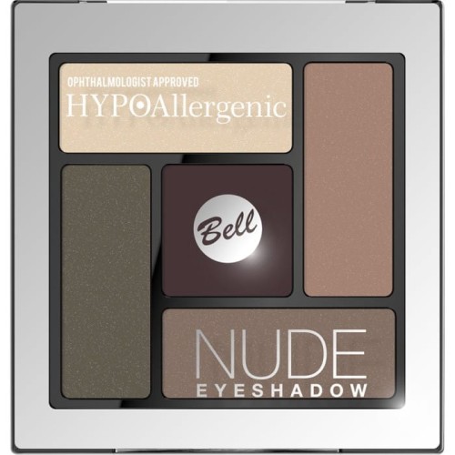 Bell Hypoallergenic Cienie do powiek Nude satynowo-kremowe nr 04  1szt