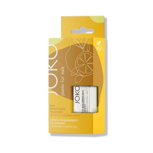 JOKO Plants for Nails Kuracja rozjaśniająca do paznokci z ekstraktem z cytryny i lipy 11ml