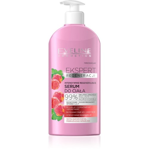 EVELINE Ekspert Regeneracji Serum do ciała intensywnie regenerujące - Malina nordycka 350 ml