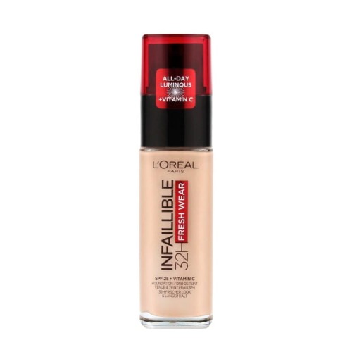 LOREAL Infaillible 32H Fresh Wear Długotrwały podkład do twarzy 220 Sable Sand 30 ml