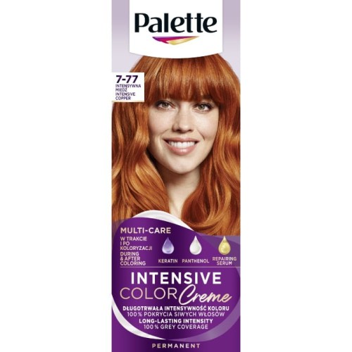 PALETTE Intensive Color Creme Krem koloryzujący nr 7-77 - intensywna miedź  1op.