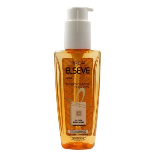 LOREAL ELSEVE Magiczna Moc Olejków Lekki Eliksir odżywczy z olejkiem kokosowym do włosów normalnych i suchych 100 ml