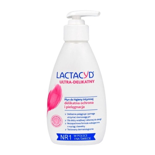 LACTACYD Ultra-delikatny Emulsja do higieny intymnej z pompką 200 ml